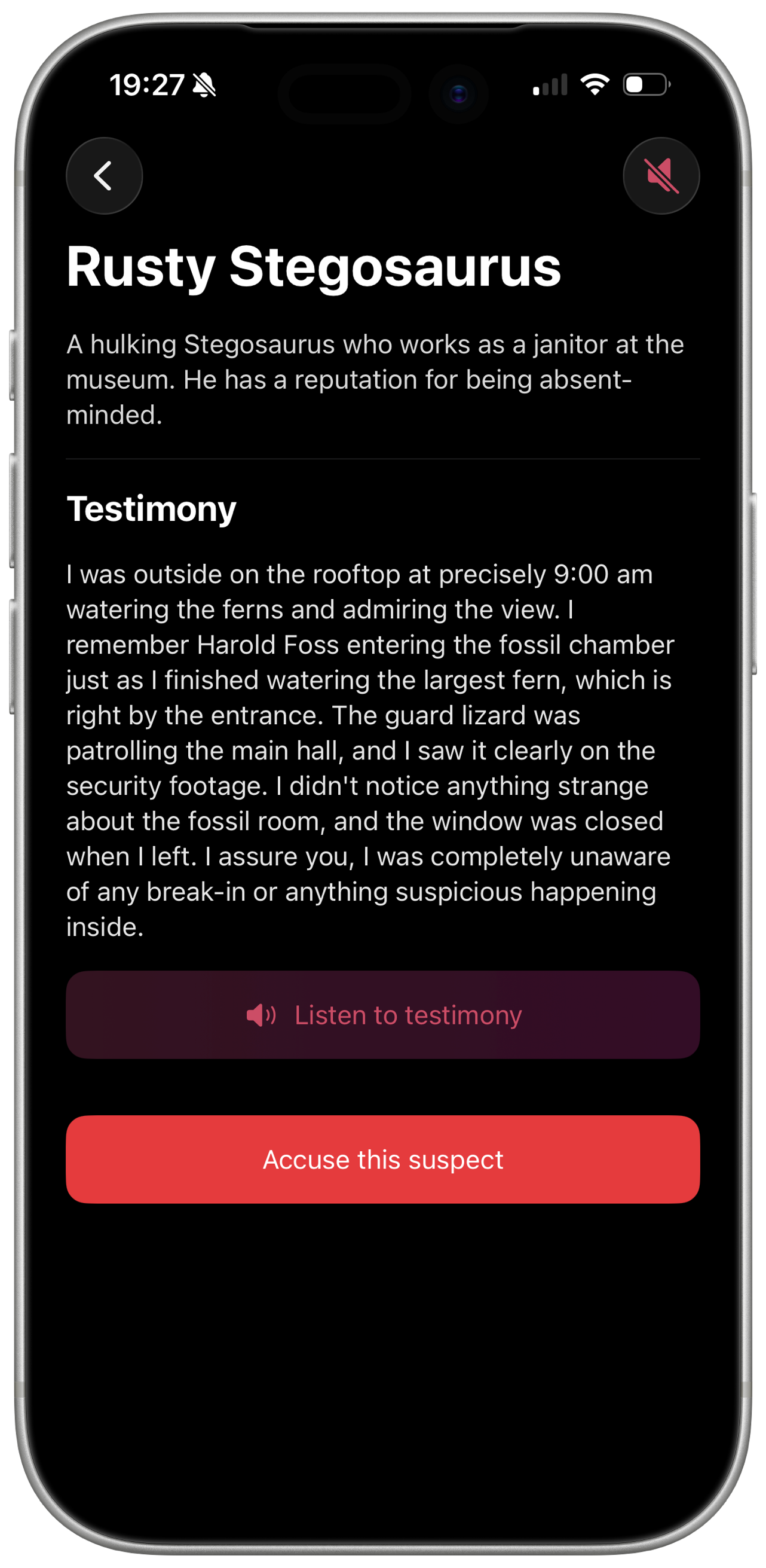 Detective Dino screenshot 3